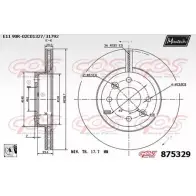 Тормозной диск MAXTECH K8ID7R 875329.0080 875 329 1194810922