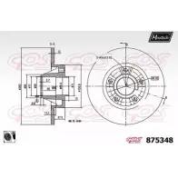 Тормозной диск MAXTECH 1194811011 875 348 IEJMP28 875348.0061