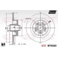 Тормозной диск MAXTECH 8 75363 KM6TZ 1194811101 875363.0065