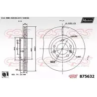 Тормозной диск MAXTECH 0LIVF 1194811389 87563 2 875632.0060