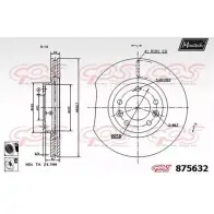 Тормозной диск MAXTECH 875 632 1194811391 875632.6060 4SFGDU