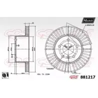 Тормозной диск MAXTECH PJOD2E 881217.0060 8812 17 1194812100