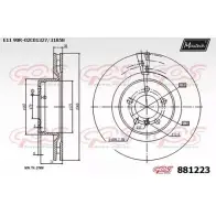 Тормозной диск MAXTECH 88 1223 SNDRVM 1194812135 881223.0000