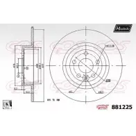 Тормозной диск MAXTECH 1194812149 881225.0080 88122 5 G0YBGAR