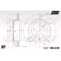 Тормозной диск MAXTECH 1194812178 881230.0060 88 1230 4ZHWAS