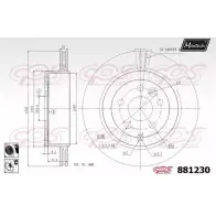 Тормозной диск MAXTECH 4UOGF 1194812180 8 81230 881230.6060