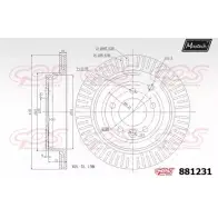 Тормозной диск MAXTECH XBRC7 881 231 1194812183 881231.0000