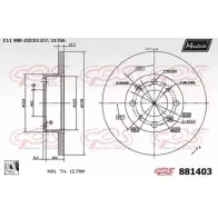 Тормозной диск MAXTECH 8OVGDBH 8 81403 881403.0080 1194812203