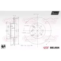 Тормозной диск MAXTECH 881404.0060 1194812208 NJAOGO 8 81404