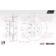 Тормозной диск MAXTECH 4XEMI 881404.0080 1194812209 8 81404