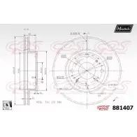 Тормозной диск MAXTECH WN9B9 1194812227 881407.0080 881 407