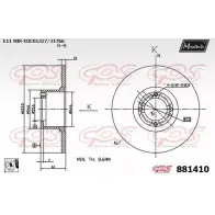 Тормозной диск MAXTECH 8814 10 FH80YIU 1194812245 881410.0080
