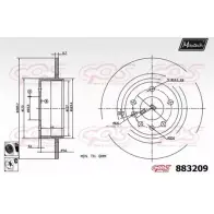 Тормозной диск MAXTECH 1194812470 883209.6060 88 3209 28FVAM