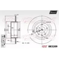 Тормозной диск MAXTECH 1194812471 KUG6WZ 883209.6880 88320 9