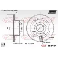 Тормозной диск MAXTECH 883404.0080 B3VZBJ 1194812487 883 404