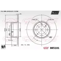 Тормозной диск MAXTECH 5F61G2 88510 1 1194812762 885101.0060