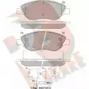 Тормозные колодки, дисковые, комплект R BRAKE 1194840053 RB1445-208 22477 2 2476
