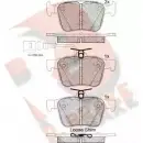 Тормозные колодки, дисковые, комплект R BRAKE RB2098-203 1194842645 22601 225 27