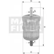 Топливный фильтр MANN-FILTER WK 44/4 1KOOOD9 MDS HA 1197934736