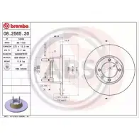 Тормозной диск A.B.S. 46 5MZ GOEIYP7 1198177512 08.2565.30