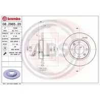 Тормозной диск A.B.S. 08.2985.20 EY9J EQM 1198177536 188XOO