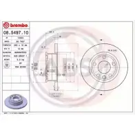 Тормозной диск A.B.S. P1PH48Z K2PV R 1198177714 08.5497.10