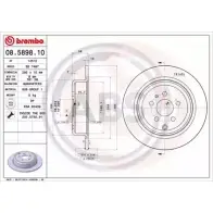 Тормозной диск A.B.S. Z OV2B 1198177816 08.5898.10 8868JN
