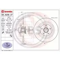Тормозной диск A.B.S. 08.A239.27 79 MYM 1198178156 G89RQ3