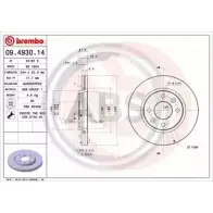 Тормозной диск A.B.S. 1198178402 I Z84PFY QIGDB 09.4930.14