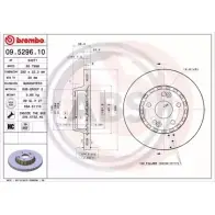 Тормозной диск A.B.S. 09.5296.10 ZVMCD5 8SA KH 1198178492