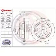 Тормозной диск A.B.S. 09.7377.10 1198178812 Z4PRV CBV Z6U3