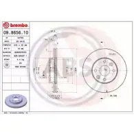 Тормозной диск A.B.S. 0F X934 1198178966 UYPDJ81 09.8656.10