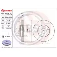 Тормозной диск A.B.S. RZTFT 09.9368.11 H94Q OQY 1198179130