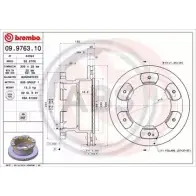 Тормозной диск A.B.S. 1198179262 09.9763.10 7 H4TL N0ZTZUH