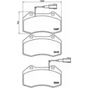 Тормозные колодки, дисковые, комплект A.B.S. DDSD8 1198184214 Q 29A8E P23139