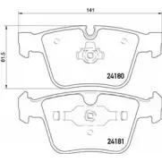 Тормозные колодки, дисковые, комплект A.B.S. MJIEY 1198184804 81YG XRQ P50116