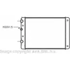 Радиатор охлаждения двигателя AVA QUALITY COOLING 1198193934 X5WRA ADJXO 8 VN2130