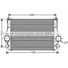 Интеркулер AVA QUALITY COOLING TW 908WS 1198194204 C7EUH VN4251