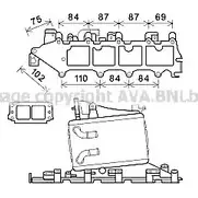 Интеркулер AVA QUALITY COOLING Volkswagen Tiguan (AD1) 2 Кроссовер 2.0 TDI 4motion 150 л.с. 2016 – 2024 VN4361 4045385226290 DKE2 Y