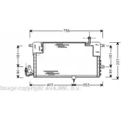 Радиатор кондиционера AVA QUALITY COOLING Volkswagen Passat (B3-B4) 2 Седан 1.8 GL 139 л.с. 1991 – 1993 4045385226430 VN5141 2DR KQ51