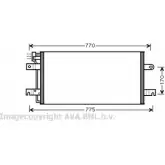 Радиатор кондиционера AVA QUALITY COOLING VN5197 4045385226663 FW X1CB 1198194296