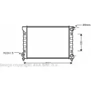 Радиатор охлаждения двигателя AVA QUALITY COOLING 4045385227932 1198194510 CBJE RD VNA2045