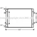 Радиатор охлаждения двигателя AVA QUALITY COOLING 4045385228542 97L UA VNA2283 Ford Galaxy 1 (VX, VY, WGR) Минивэн 1.9 TDI 130 л.с. 2003 – 2006