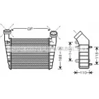 Интеркулер AVA QUALITY COOLING T ULN5 4045385228850 VNA4238 Volkswagen Passat (B5) 3 Седан 2.0 TDI 136 л.с. 2003 – 2005