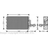 Испаритель кондиционера AVA QUALITY COOLING W3O 5F2 VNV186 ETH7OX 1198194886