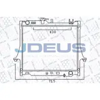 Радиатор охлаждения двигателя JDEUS 1198215770 APSED HKV NQ M-0040050