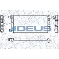 Радиатор охлаждения двигателя JDEUS 4QG4T 1198215792 M-011021A EN 1T0XP