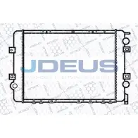 Радиатор охлаждения двигателя JDEUS KX4H NOX H7405PC M-123123A 1198215958