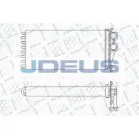 Радиатор печки, теплообменник JDEUS XLGT0D 221M42 1198216005 J9 X6SDR