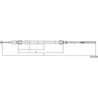 Трос ручника CABOR 10.4266 TZS SZ8 3KS19H Bmw X5 (E53) 1 2000 – 2006